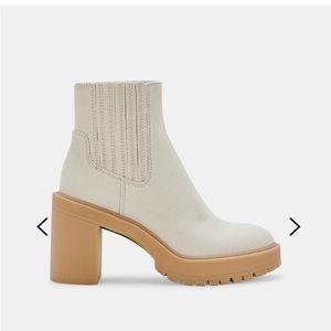 Dolce Vita Caster Booties Sandstone Canvas